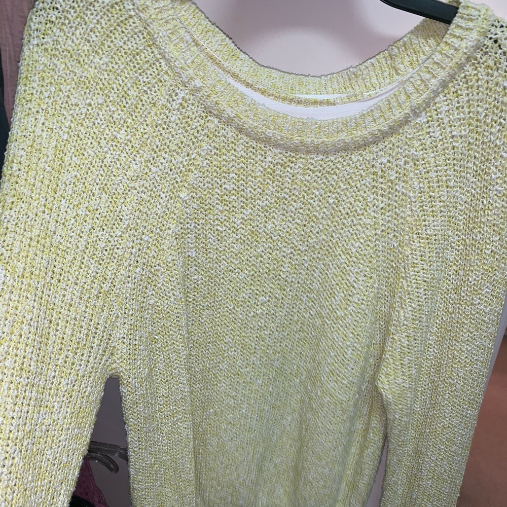 Free people yellow sweater